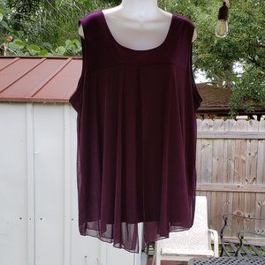 Adele & May Absolutely Gorgeous Purple Top